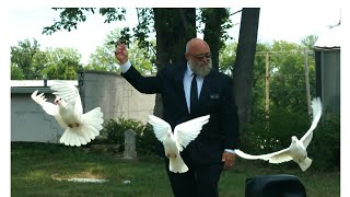 Infant Funeral Service Dove Release for Kareem Garrison little Angel. Fly high precious baby! (Somew