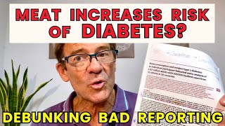 DIABETES FROM RED MEAT? Dangerously misleading media reporting debunked! #diabetestype2 #keto