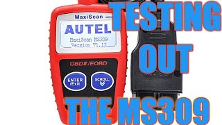 MAXISCAN MS309
 OBD2 CODE READER pt2 UPDATE autel car what it dose how to use it