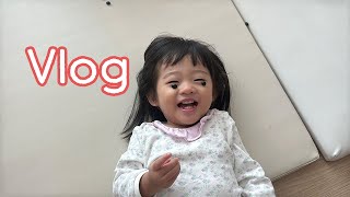 삼둥이 입덧이 심한 관계로 강제로 아빠랑만 휴일을 보내게 된 꼬맹이