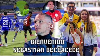 PRESENTACIÓN DE SEBASTIÁN BECCACECE COMO NUEVO DT DE ECUADOR/  MEDALLAS OLÍMPICAS OBTENIDAS/  EMELEC