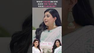 What Color Does Zubab Has the Most in Her Wardrobe? #zubabrana #shorts #celebrities