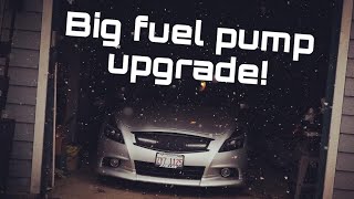 G37 SEDAN GETS A FUEL PUMP UPGRADE! (Walbro 255LPH)