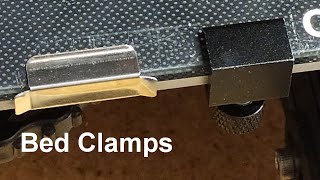 3D Printer Bed Clamps