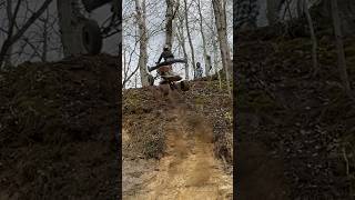 Otis goes full send on the stock trx450! Melott wall, Perry State Forest! #freeride #hillkillers