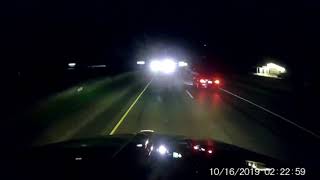 Driver running from cops almost hits me head on