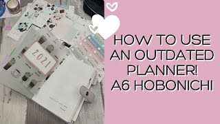 How to use an outdated planner - #A6Hobonichi