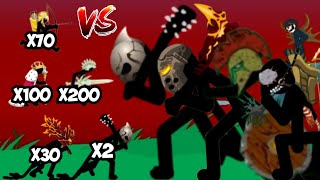 All Stick War Legacy Giants Vs Every Stick Unit Army | Which Stickman Army Is Best ? | CoolStick