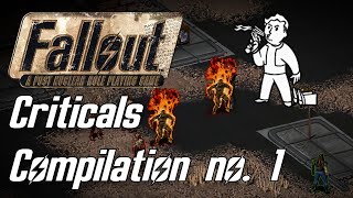 Fallout (1997) - Criticals Compilation 1 // Remastered to 4K, 60FPS