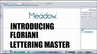 NEW SOFTWARE Floriani Lettering Master