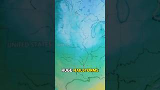 Deadly Summer Hailstorms Predicted To Hit The U.S. ⚠️ #youtubeshorts #shorts #weather #usa #news