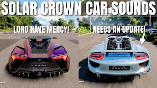 Car Sounds in Test Drive Unlimited Solar Crown are crazier than LOGIN ERRORS & Bugs