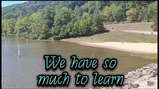 Digging at the swimming hole