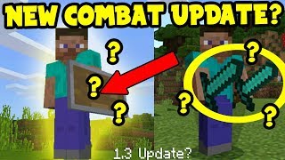 NEW Minecraft PE 1.3 COMBAT FEATURES might NOT have...