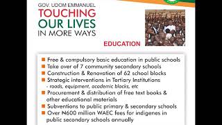 Udom Emmanuel's Strides in Education