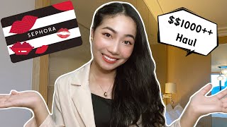 SEPHORA HAUL 2021 SINGAPORE | Spring Sale 25% Discount FIRST TIME EVER?! 😱  丝芙兰打折买了什么? 开箱分享+推荐