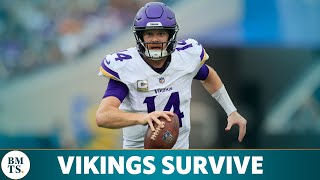 Vikings pull out ugly win over Jaguars