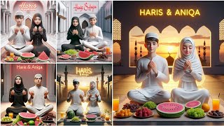 Ramzan mubarak Couple ai photo editing | Trending Ramzan photo editing | bing image creator