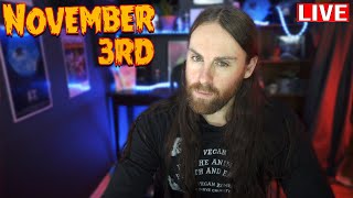 November 3 Live Q&A