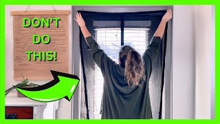 Self Sealing, Heavy Duty, Magnetic Screen Door https://amzn.to/3SFgldZ Review #ad