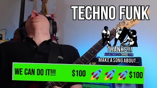 making $100/day playing TECHNO FUNK LIVE LOOPING?! Let's try the impossible...