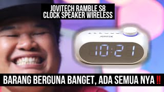 SANGAT BERGUNA, JAM ADA SPEAKER NYA,JOVITECH RAMBLER SERIES S CLOCK SPEAKER #clock #waker #jovitech