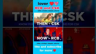 CSK and RCB ♥️💥 #shorts #shortsfeed #ypitu #youtubeshorts #csk #rcb #viratkohli #msdhoni #cricket