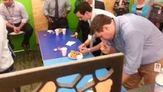 Chicken nugget eating contest at work!