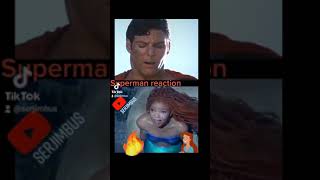 Ella no es mi Ariel. Superman reaction Disney The Mermaid.