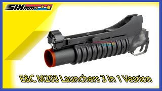 [E&C] M203 Launchers 3 In 1 Vesrion [Short Barrel][BLK]