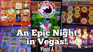 An Epic Night in Vegas! Best of SLOT-A-THON 2024 Part 1!