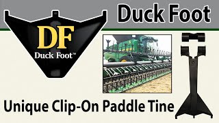 Duck Foot Unique Clip On Paddle Tine - Distributed through S.I. Distributing