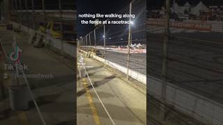 Walking along the fence during IRP #nascartrucks race! #nascar #racing #racecar #indy #indianapolis