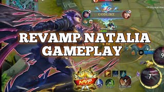 REVAMP NATALIA GAMEPLAY, MOBILE LEGEND | TOP GLOBAL NATALIA GAMEPLAY | MLBB