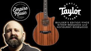 Taylor Builder's Edition 914ce // Sinker Redwood and Honduran Rosewood