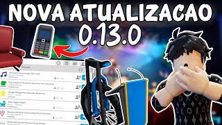 MOSTRANDO TUDO QUE CHEGOU NA ATUALIZAÇÃO 0.13.0 DO BLOXBURG - ROBLOX