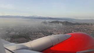 Terbang Lintas Gunung Tangkuban Perahu #lionair #pesawat #bandung #surabaya #balikpapan #banjarmasin