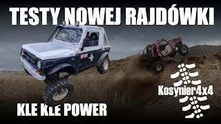 Testy nowej rajdówki - Kosynier4x4