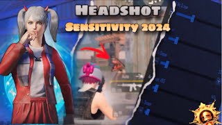 iphone x🔥 headshot sensitivity settings 2024 bgmi/pubgmobile😊#bgmi #pubgmobile #sensitivity #tdm