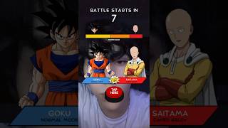 Comenta aí quem ganha #goku #saitama #dragonball #onepunchman #anime #otaku #shorts