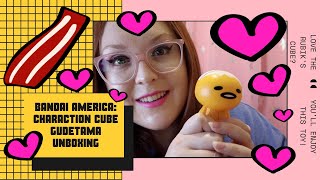 Bandai America: Charaction Cube Gudetama Unboxing