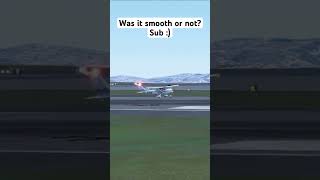 Was it smooth or not? #swiss001landings