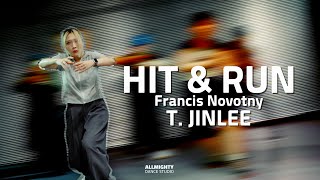 [부천댄스학원] 🎵 Hit & Run · Francis Novotny 🎵 | 코레오그래피 class | T. JINLEE | ⚡️올마이티 댄스 스튜디오 #부천댄스 #부천실용무용