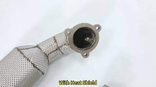 HMD Exhaust System Stainless Steel Downpipe For Mercedes Benz CLA220 W117