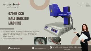 Jewellery Laser Hallmarking Machine For Gold / Silver ( Camera Based )