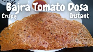 Instant Bajra Dosa | 10 Mins Gluten Free No Rice Pearl Millet Flour Recipe | Culinary Aromas