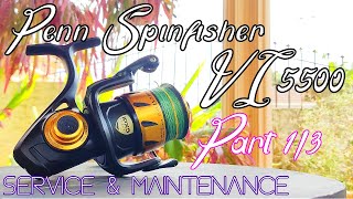 Penn Spinfisher VI 5500 Part 1/3 - Reel service, repair and maintenance -