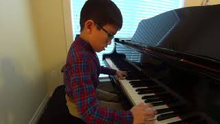 Parker Wolf (age 7) - Clementi, Sonatina Op. 36, no. 3, mov. 3, Allegro