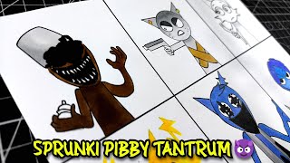 Рисование Friday Night Funkin' Pibby Tantrum Венда Грей против Элмо | Sprunki⚠️Спрунки пибби фнф