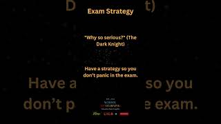 Exam strategy